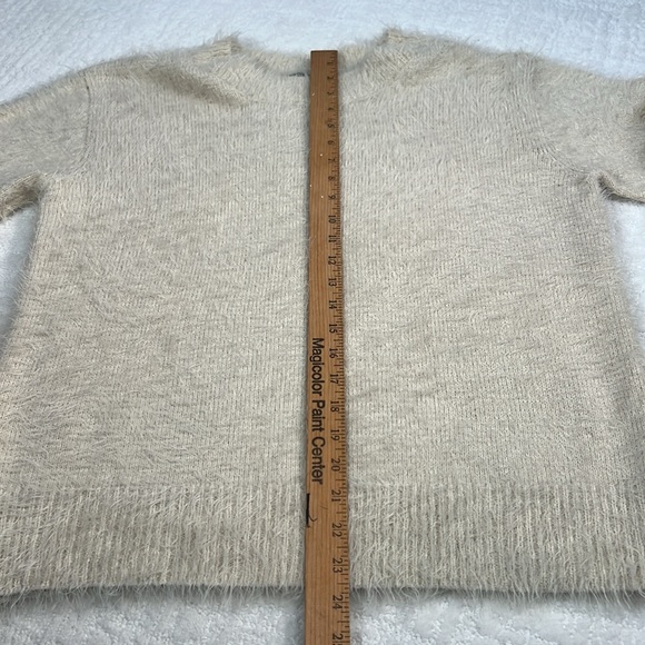 Velvet Heart faux cashmere pullover beige sweater L - Picture 7 of 8